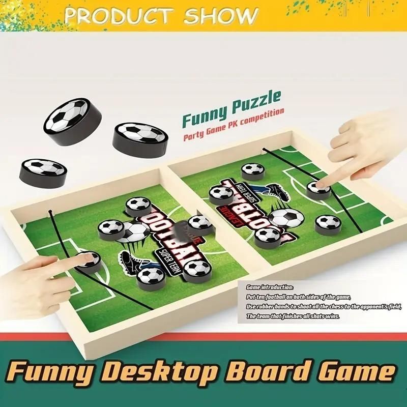 Fingers Battle Catapult Basketball Football Sling Puck Board Game